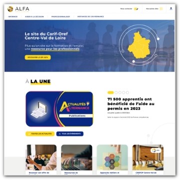 Illustration du site GIP Alpha Centre