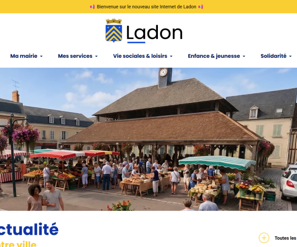 Site internet de la Mairie de Ladon