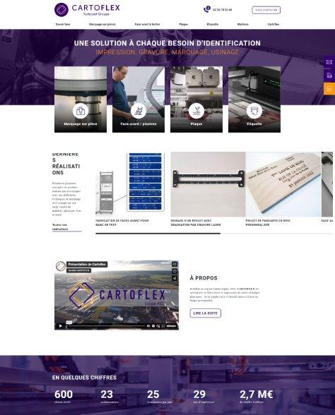 Cartoflex : Gravure Marquage Laser (Page d'accueil)