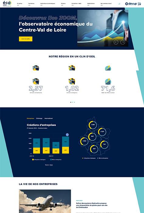 Dev'Up Eco Zoom Centre-Val de Loire : homepage
