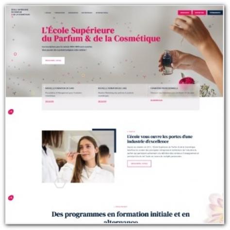 Illustration du site Ecole du Parfum